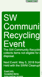 Mobile Screenshot of community-recycling.org